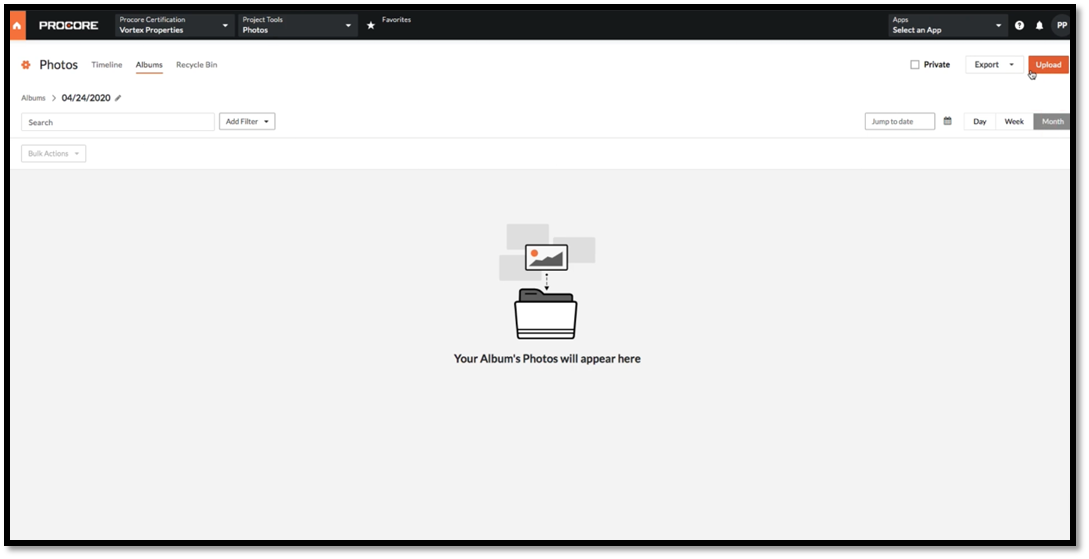 Procore screen shot