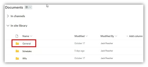 Sharepoint and Teams instructions Figure 2