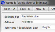 Wenta and Patrick Construction estimating software